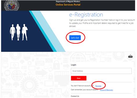 ereg marina|How to Create and Update Your POEA/ DMW e .
